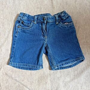 Hanna Andersson Shorts Kids 110 Blue Denim Adjustable Waist Casual Summer School